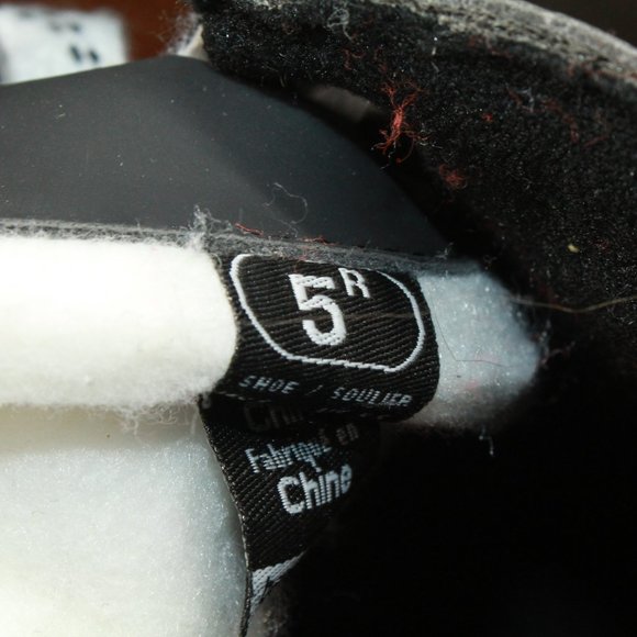 Bauer Supreme Enforcer Black Leather Lace Up Ice Hockey Skates Shoes Size 5 - Picture 8 of 9